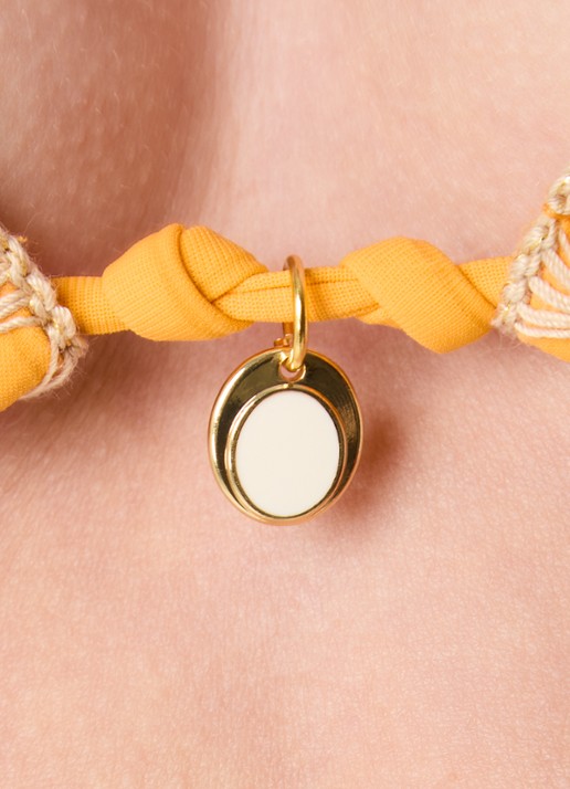 Banana Moon Bosco Nazca triangel bikinitop met uitneembare vulling - detail 3 orange