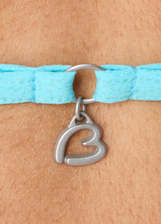 Banana Moon Crico Sparkesun triangel bikinitop met glitterprint - detail 5 turquoise