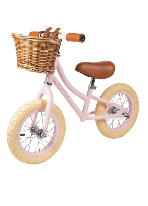 Banwood First go loopfiets - achterkant 3 lichtroze