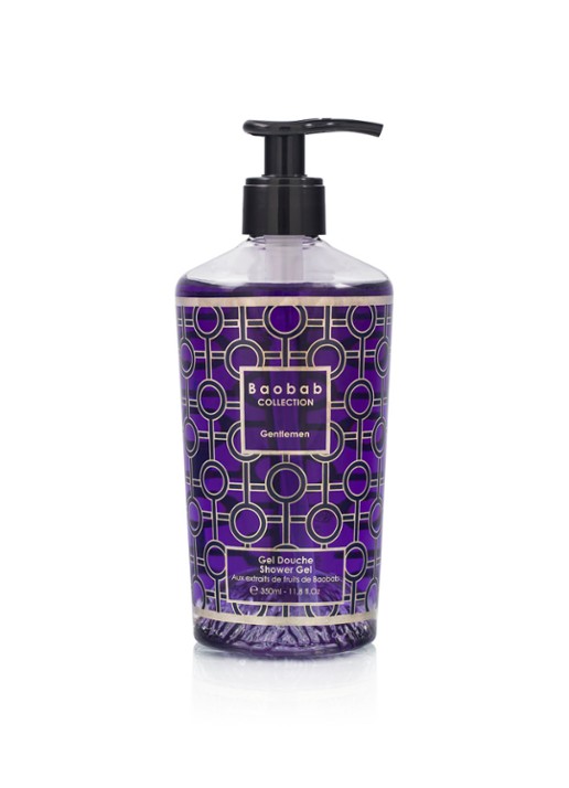 Baobab Collection Gentlemen Showergel - douchegel - voorkant 2 paars