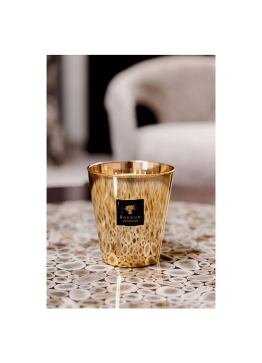 Baobab Collection Les Exclusives Aurum Max 16 geurkaars 1,1 kg - voorkant 2 goud