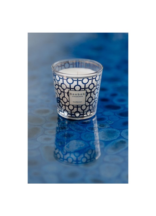 Baobab Collection My Firt Baobab Gentlemen geurkaars 190 gram - voorkant 2 blauw