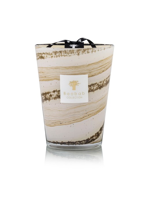 Baobab Collection Siloli Max 24 geurkaars  - voorkant zand