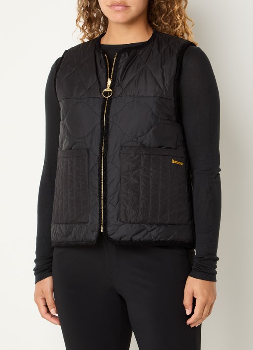 Barbour Gewatteerde bodywarmer met opgestikte zakken