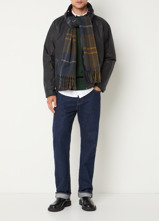 Barbour Icons barn jack met steekzakken - voorkant 4 donkerblauw