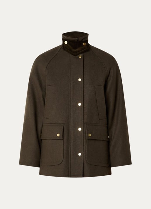 Barbour Mantel met klepzakken
