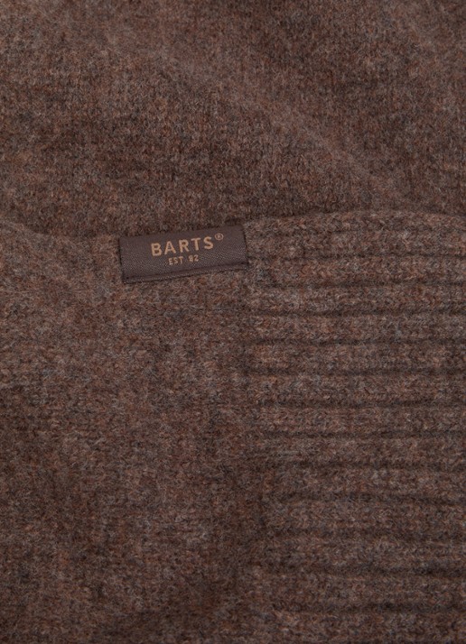 Barts Alpsy sjaal van wol - detail 2 bruin