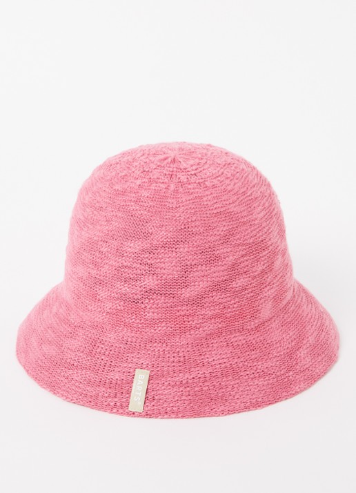 Barts Besary bucket hoed met logo - voorkant 2 roze