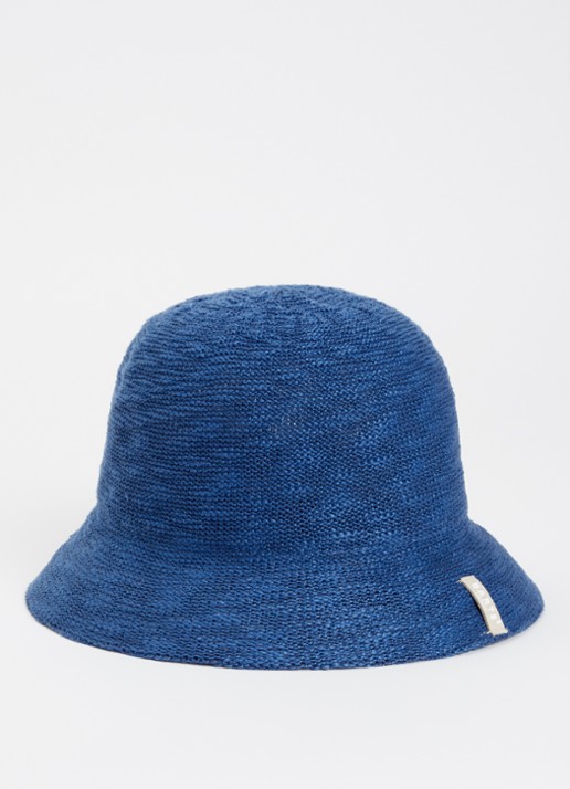 Barts Besary bucket hoed met logo - voorkant 2 donkerblauw