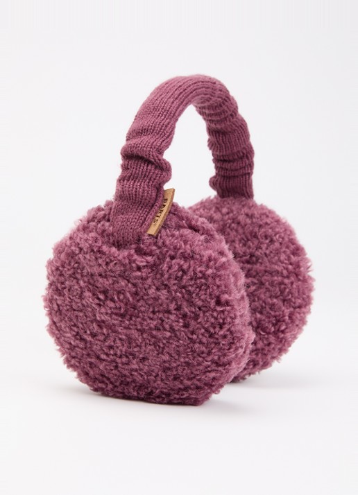 Barts Browniez oorwarmers met teddy detail