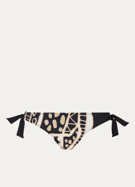 Barts Buhrn bikinislip met print - voorkant 3 zwart