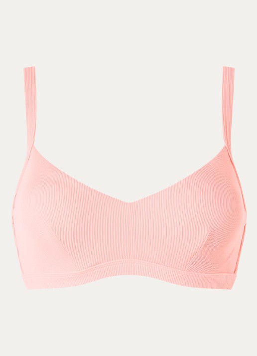 Barts Cimazy balconette bikinitop met beugelondersteuning - voorkant beige