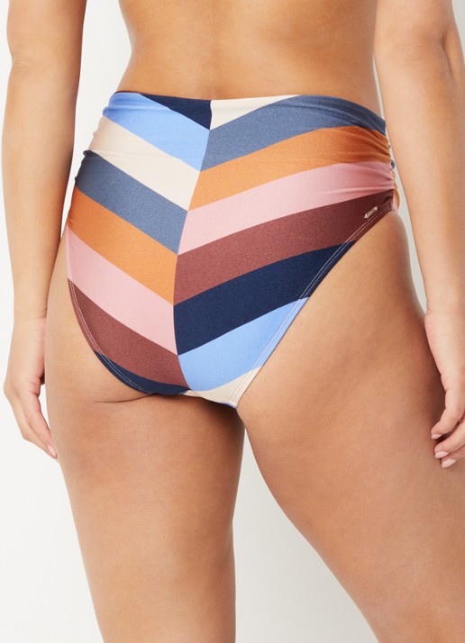 Barts Corangs high waisted bikinislip met print - achterkant 5 multicolor