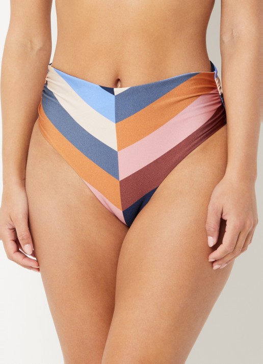 Barts Corangs high waisted bikinislip met print - voorkant 4 multicolor