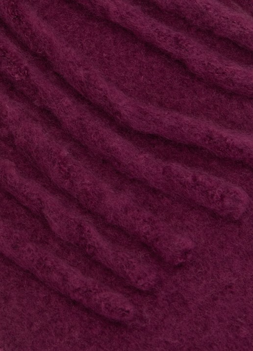 Barts Keridda sjaal in wolblend 200 x 20 cm - detail paars