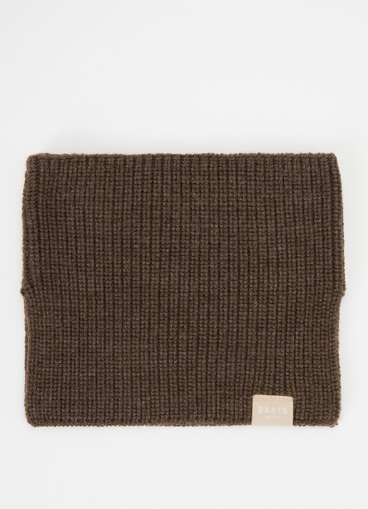Barts Makalyn Small ribgebreide colsjaal van merino wol