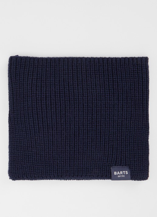 Barts Makalyn Small ribgebreide colsjaal van merino wol