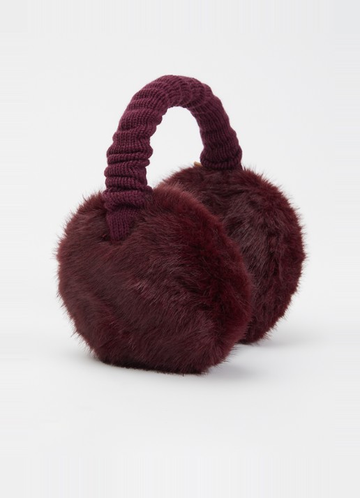 Barts Plush oorwarmers van imitatiebont