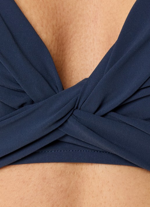 Barts Solid voorgevormde bikinitop  - detail 6 donkerblauw