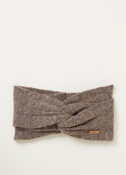 Barts Witzia oorwarmers met strik detail  - voorkant bruin