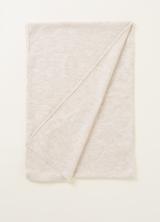 Barts Witzia sjaal 190 x 40 cm - voorkant 2 beige