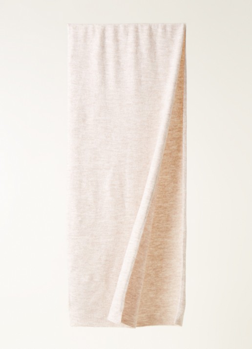 Barts Witzia sjaal 190 x 40 cm - voorkant 3 beige