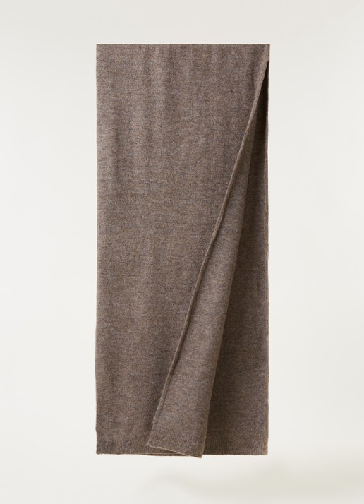 Barts Witzia sjaal 190 x 40 cm - voorkant 3 bruin