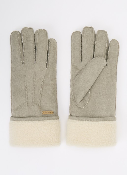 Barts YOKAM Handschoenen met teddy voering - voorkant lindegroen