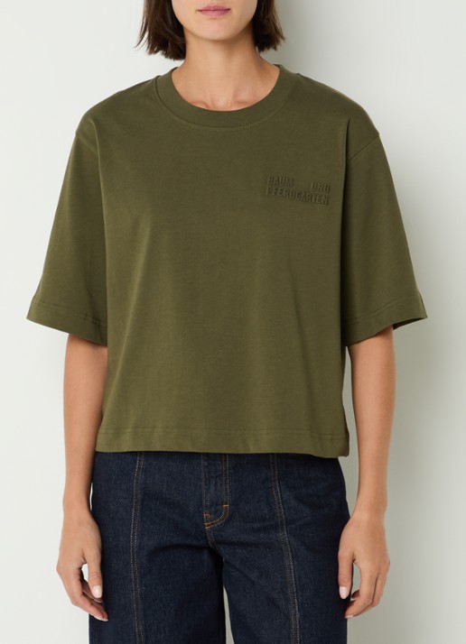 Baum und Pferdgarten Jiana T-shirt met 3D logoprint