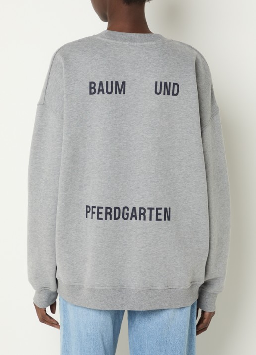 Baum und Pferdgarten Julle sweater grijs - achterkant 2 grijsmele