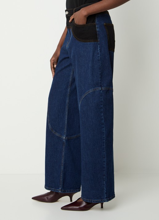 Baum und Pferdgarten Napolen high waist loose fit jeans met steekzakken - detail 5 indigo
