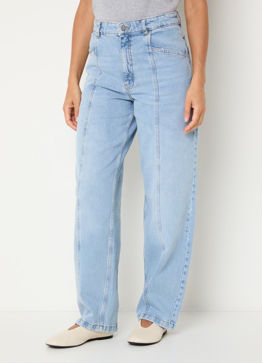 Baum und Pferdgarten No 02 high waist loose fit jeans met lichte wassing