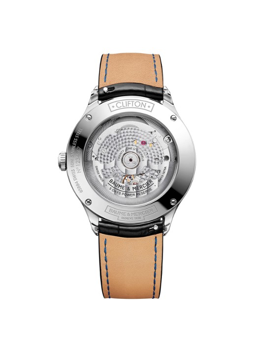 Baume & Mercier Clifton Baumatic horloge M0A10595 - detail 3 zilver