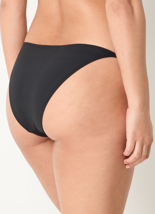 Beachlife Bikinislip met structuur - achterkant zwart