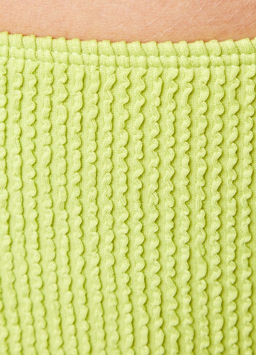 Beachlife Bikinislip met structuur - detail 4 groen