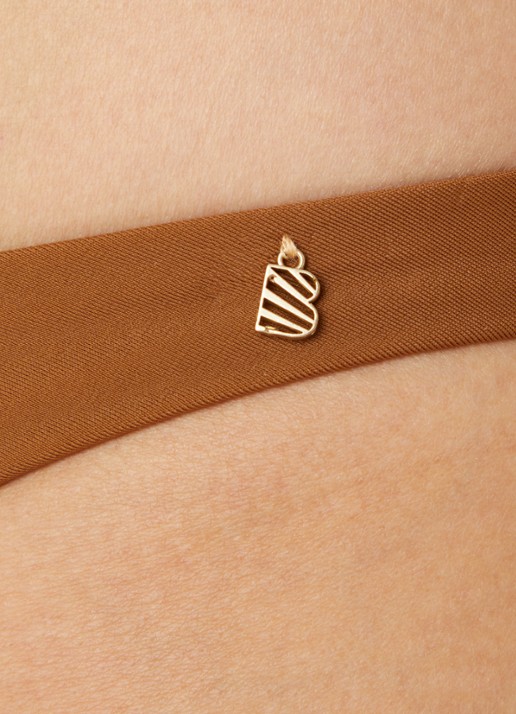 Beachlife High waisted tanga bikinislip - detail 5 bruin