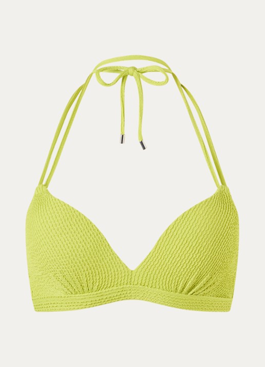 Beachlife Voorgevormde bikinitop met structuur - voorkant 3 groen