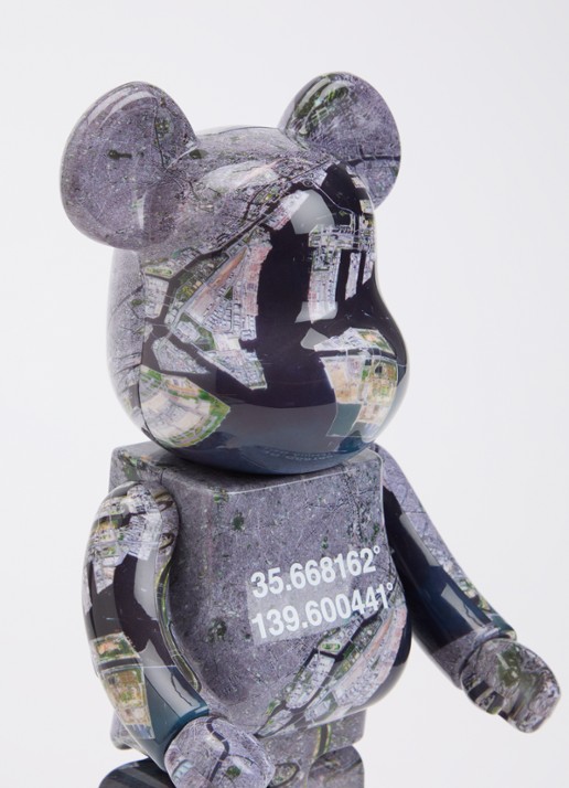 Bearbrick Bearbrick 100% & 400% Benjamin Grant Overview Tokyo set van 2 - voorkant 2 grijs