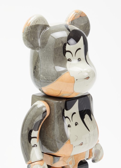 Bearbrick Bearbrick 100% & 400% Boston Museum Toshusai Sharaku set van 2 - voorkant 2 multicolor