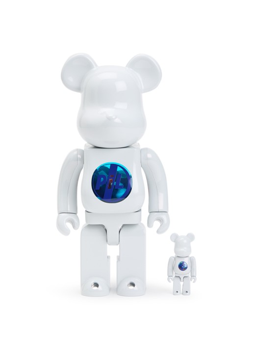 Bearbrick Bearbrick 100% & 400% PiL Chrome Version set van 2
