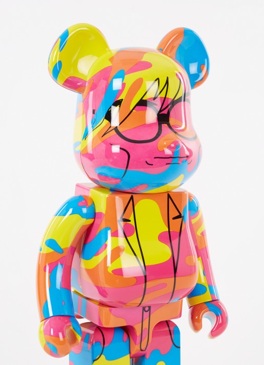 Bearbrick Bearbrick 1000% Andy Warhol  "Special" 72 cm - voorkant 2 multicolor