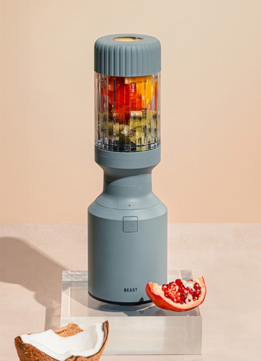 Beast Beast Mighty 850 Plus blender 0,64 liter B85MH-BL-EU - voorkant 2 lichtgrijs