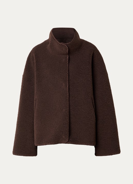 Beaumont Mica reversible jack van teddy - voorkant 2 donkerbruin