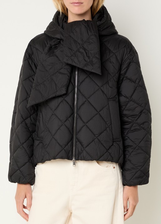 Beaumont Violetta gewatteerde jack met quilt patroon