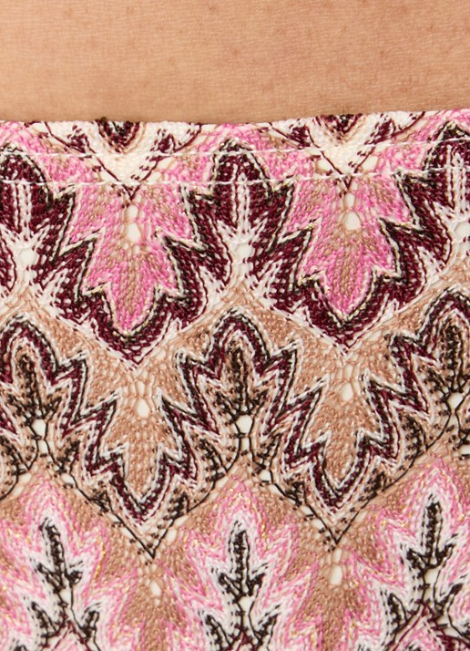 Becksöndergaard Amber Baila bikinislip met structuur - detail 5 donkerroze