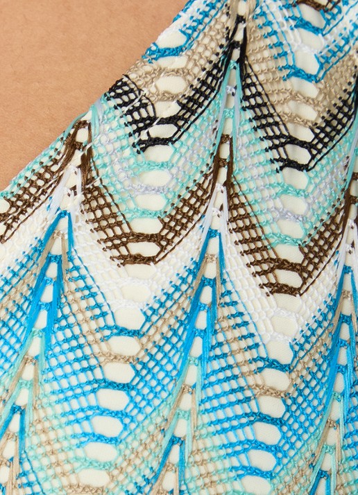 Becksöndergaard Amber Bel triangel bikinitop met uitneembare vulling - detail 2 blauw