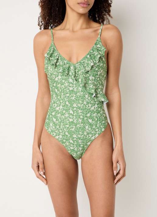 Becksöndergaard Fleurie Bly badpak met bloemenprint