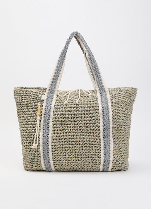 Becksöndergaard Strawchet Pheobe strandtas van raffia