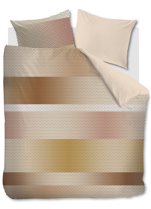BeddingHouse Dutch Design Hollywood Boulevard dekbedovertrekset - inclusief kussenslopen - voorkant 3 zand