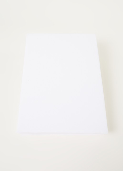 Beddinghouse Jersey splittopper hoeslaken in katoenblend, hoekhoogte 12 cm  - voorkant 2 wit